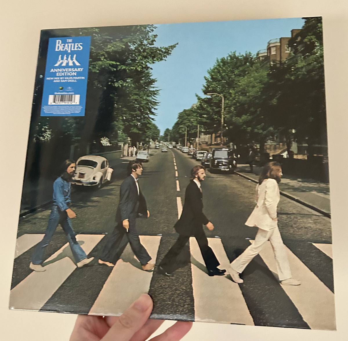 Abbey Road vinyl record cover by The Beatles