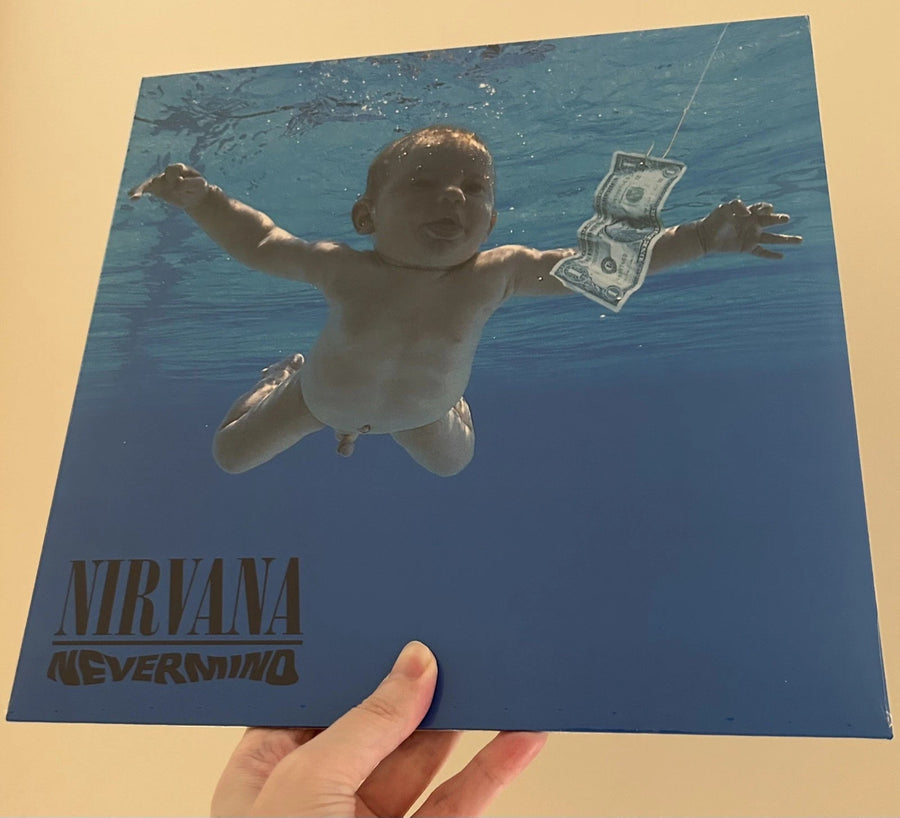 Nevermind vinyl record cover by Nirvana