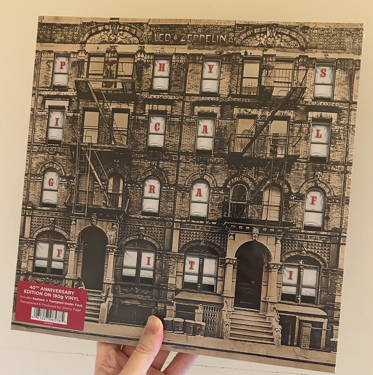 Physical Graffiti vinyl record cover by Led Zeppelin